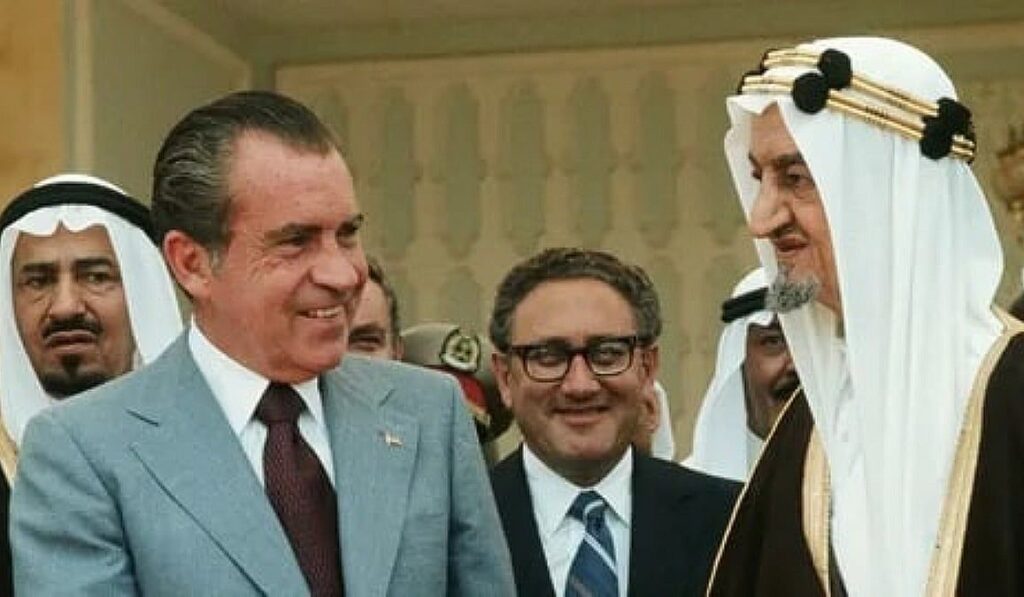 nixon_saudi9097862835782356334 US Saudi Arabia leaders meeting oil diplomacy petrodollar system